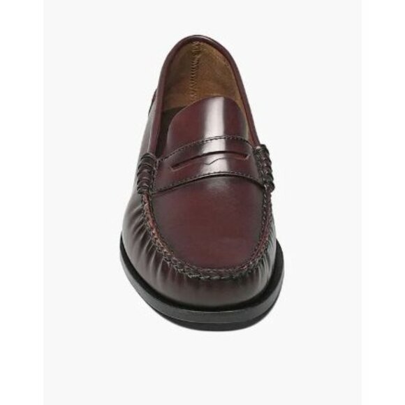 NIB Florsheim Berkley Men\'s Moc Toe Penny Loafer Burgundy Size 9 $145 [jb] main image 12